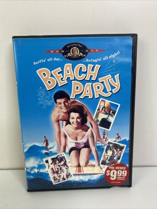 Beach Party (dvd,  1964) Frankie And Annette Rare Oop