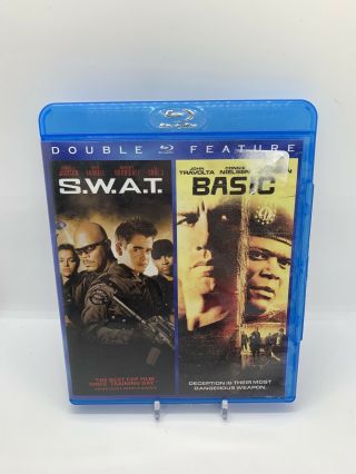 S.  W.  A.  T.  /basic (blu Ray,  2014) Double Feature [2003] Rare Oop
