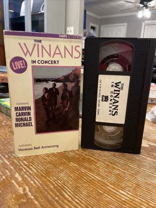 The Winans Live In Concert 1987 Vhs Oop Christian Religious R&b Music Rare