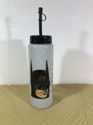 Vintage 1992 Batman Dc Comics Water Bottle Rare Comic Book Memorabilia