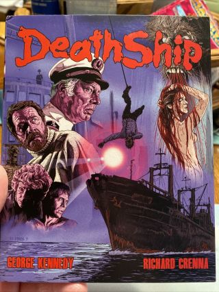 Death Ship (blu - Ray Disc,  1980) Scorpion Releasing - Horror - W/slipcover - Rare