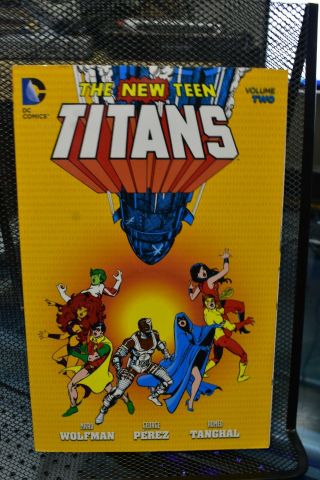 The Teen Titans By Wolfman & Perez Volume 2 Dc Deluxe Tpb Rare Oop