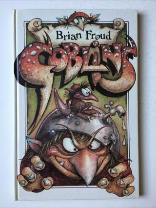The Goblin Book Brian Froud 1983 Rare First American Edition Pop - Up