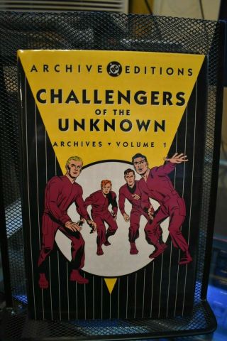Challengers Of The Unknown Archives Volume 1 Dc Deluxe Hardcover Rare