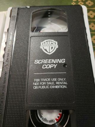 Rare Demo Promo VHS The Iron Giant Full Length Screener 3