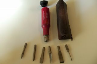 Vintage Multi Tool Set Rare The Gerlach Barklow Co.  Made In Illinois Usa