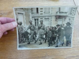 Ww1 Era Indian Troops In France Rare Large Colourised Photo 8 X 6 " On Card