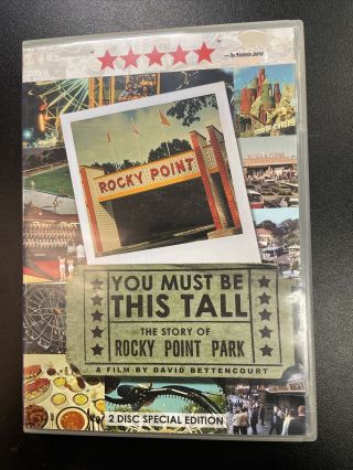 You Must Be This Tall: The Story Of Rocky Point Park Rare 2 Dvd Special Edition