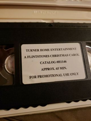 Rare DEMO PROMO VHS A Flintstones Christmas Carol 3