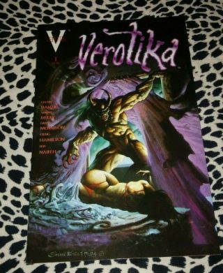Verotika 1 Comic Book Glenn Danzig Movie Rare 9.  6 Nm,  Hot Htf 1994