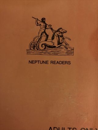 Vintage Rare 1970 Pb Adult Sleaze Erotic Pb Book Neptune Readers