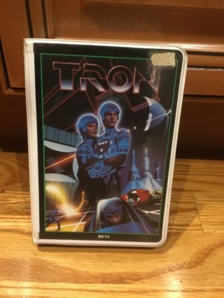 Rare Vintage Walt Disney Tron Beta Betamax Video Cassette Tape Movie
