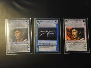 Star Wars Ccg Wedge Antilles Foil English And Japanese And Foil Red 2 Rare
