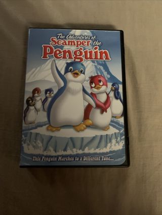 The Adventures Of Scamper The Penguin (dvd,  2005) U.  S.  Issue Rare Animation