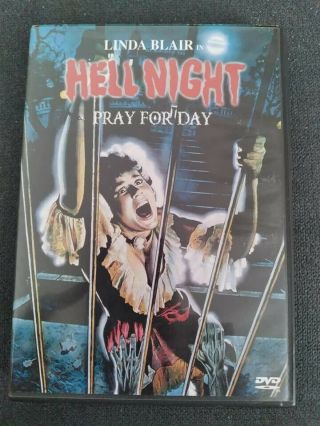Hell Night (1981) Dvd Rare Linda Blair Horror Anchor Bay Slasher.  Like