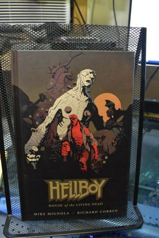 Hellboy House Of The Living Dead Dark Horse Hardcover Rare Mike Mignola Bprd