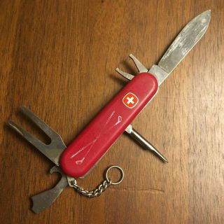 Wenger Golf Pro Swiss Army Knife Multitool 85mm Pocket Discontinued Rare Sak Red
