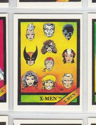 1987 Marvel Universe Series I X - Men 7 Trading Card Nm/m Rare Single