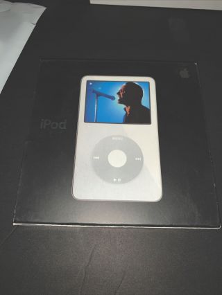 Apple Ipod 5th Generation Classic 30gb Box Cd A1136 U2 Bono Rare