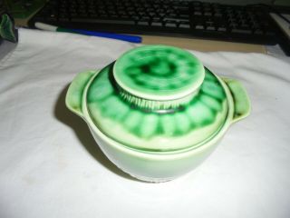 Vintage Porthmadog Portmadoc Welsh Pottery - Bowl With Lid - Rare