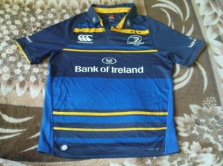 Rare Rugby Shirt - Leinster Rugby Home 2016 - 2017 Size L