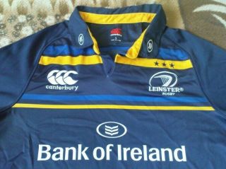 RARE RUGBY SHIRT - LEINSTER RUGBY HOME 2016 - 2017 SIZE L 2