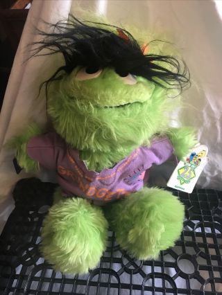 Rare Jim Henson Grundgetta Muppet Plush Toy By Applause 1993 Sesame Street
