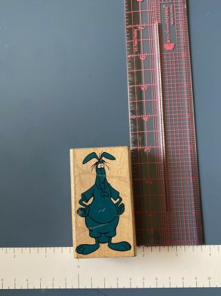 The Aardvark & The Ant - Blue Anteater - Pink Panther Rare Rubber Stamp