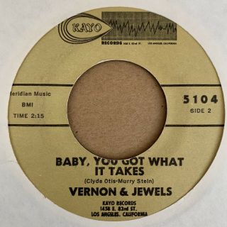 Vernon & Jewels “The Thought Of You” RARE ORIG R&B NORTHERN SOUL 7” 45 HEAR 2