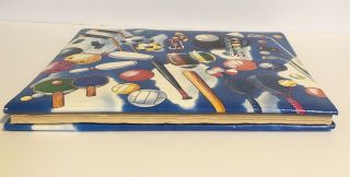 1988 Lisa Frank Sports 12” Scrapbook / Paper Book Photo Album Vintage RARE 3