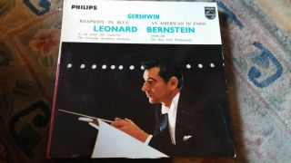 Leonard Bernstein,  " Gershwin: Rhapsody In Blue/an American In Paris " Rare Vinyl L