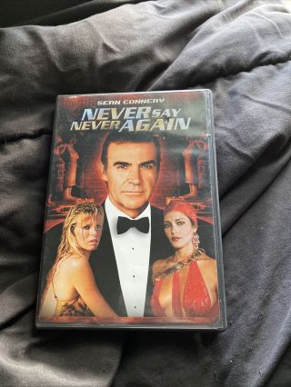 James Bond 007 Never Say Never Again Dvd Widescreen Oop Rare Usa Region 1