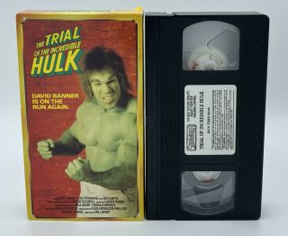 The Trial of The Incredible Hulk VHS 1992 Starmaker video tape movie RARE 2