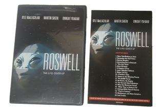 Roswell - The U.  F.  O.  Cover - Up Dvd Rare Oop Martin Sheen Dwight Yoakam W/ Insert