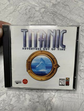 Vintage Rare 96 Titanic Adventure Out Of Time Cd - Rom Pc Video Game Rpg Retro