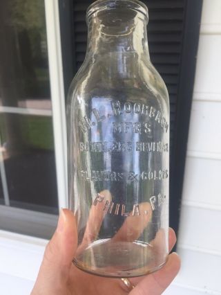 Rare Antique W.  L.  Roorbach Mfg Bottlers Beverage Flavors & Colors Phila,  Pa