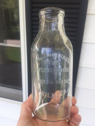 Rare Antique W.  L.  ROORBACH Mfg Bottlers Beverage Flavors & Colors Phila,  PA 2