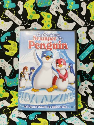 The Adventures Of Scamper The Penguin (dvd,  2005) U.  S.  Issue Rare Animation