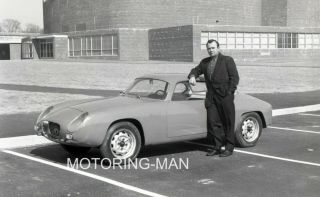 Lancia Appia Zagato Gt Gtz Rare 12 X 8 Photograph Motoring - Man Factory?