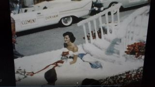 Rare Vintage 8mm Home Movie Film Americana Scenes Parade Beach Pool Girls,  W75