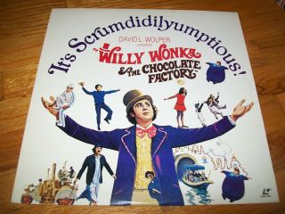 Willy Wonka And The Chocolate Factory Laserdisc Ld Rare