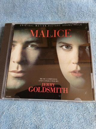 Malice - Ost Cd - Jerry Goldsmith - 1993 Varese Sarabande Rare