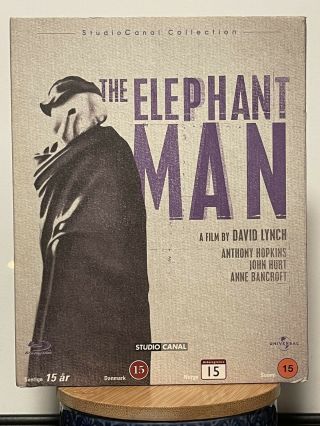 The Elephant Man (blu - Ray) Oop,  Rare,  Studio Canal Digibook