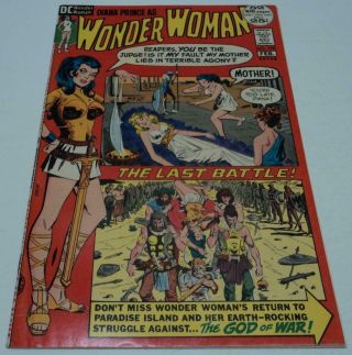 Wonder Woman 198 Diana Prince (dc Comics 1972) 52 Pages (fn/vf) Rare
