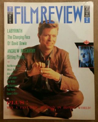 Film Review - David Bowie Labyrinth Madonna Issue Dec 1986 Rare