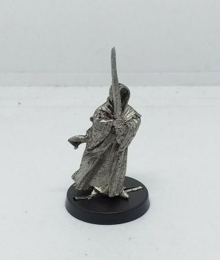 Lord Of The Rings Lotr Middle Earth Metal Ringwraith Rare Pose