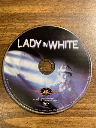 The Lady In White (dvd,  1988) Rare Oop Disc Only Lukas Haas,  Ghost Supernatural