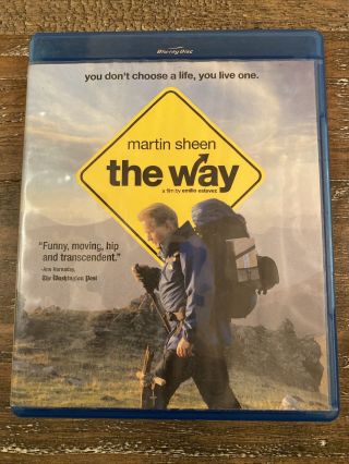 The Way (blu - Ray Disc,  2012) The Rare 2010 Martin Sheen & Emilio Estevez Movie