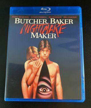 Butcher Baker,  Nightmare Maker (1982) Oop Rare Blu - Ray Code Red