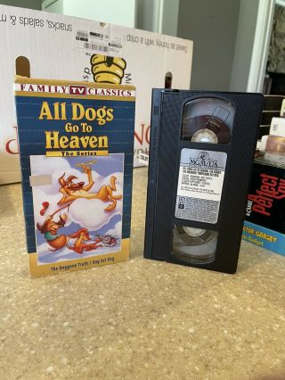 All Dogs Go To Heaven The Series 1996 Vhs Very Rare Oop Animated Doggone Truth